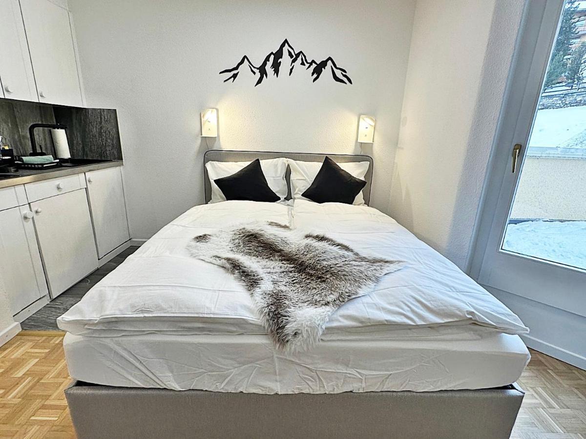 Appartement Kleines Juwel, Zentral, Mit Garage Und Pool - Cb102 à Saint-Moritz Extérieur photo
