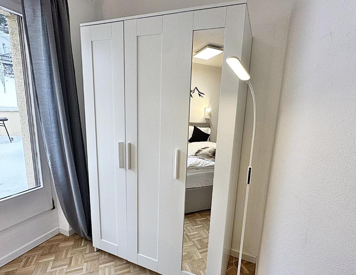 Appartement Kleines Juwel, Zentral, Mit Garage Und Pool - Cb102 à Saint-Moritz Extérieur photo